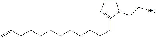 1-(2-Aminoethyl)-2-(11-dodecenyl)-2-imidazoline 结构式