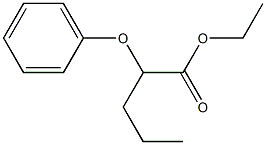 2-Phenoxypentanoic acid ethyl ester 结构式