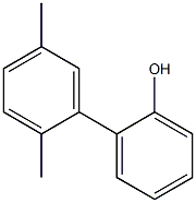 2',5'-Dimethylbiphenyl-2-ol 结构式