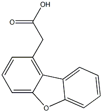 Dibenzofuran-1-acetic acid 结构式