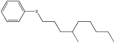 1-Phenylthio-4-methylnonane 结构式