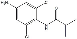 3,5-Dichloro-4-(methacryloylamino)aniline 结构式