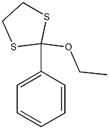 2-Ethoxy-2-phenyl-1,3-dithiolane 结构式