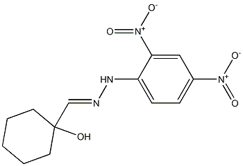 1-Hydroxycyclohexanecarbaldehyde 2,4-dinitrophenyl hydrazone 结构式