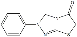 2,3-Dihydro-2-phenylthiazolo[2,3-c][1,2,4]triazol-5(6H)-one 结构式