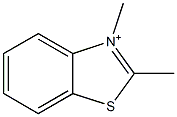 2,3-Dimethylbenzothiazolium 结构式