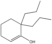 6,6-Dipropyl-1-cyclohexen-1-ol 结构式