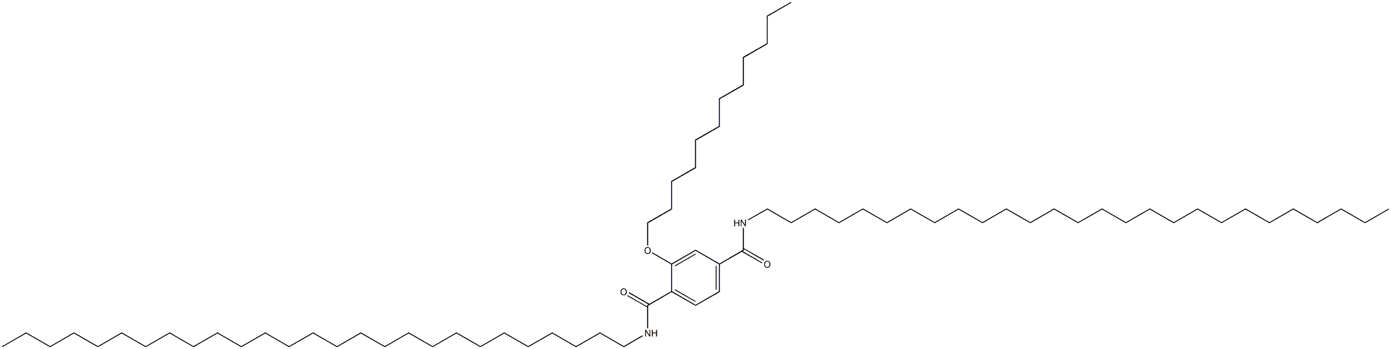 2-(Dodecyloxy)-N,N'-diheptacosylterephthalamide 结构式