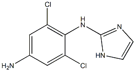 2-[(4-Amino-2,6-dichlorophenyl)amino]-1H-imidazole 结构式