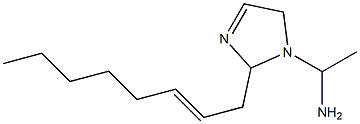 1-(1-Aminoethyl)-2-(2-octenyl)-3-imidazoline 结构式