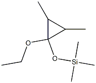 1-Ethyloxy-1-(trimethylsilyloxy)-2-methyl-3-methylcyclopropane 结构式