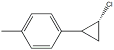 1-[(2R)-2-Chlorocyclopropyl]-4-methylbenzene 结构式