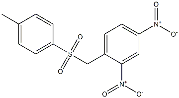 2,4-Dinitrobenzyl p-tolyl sulfone 结构式