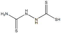 2-(Aminothioxomethyl)hydrazinecarbodithioic acid 结构式
