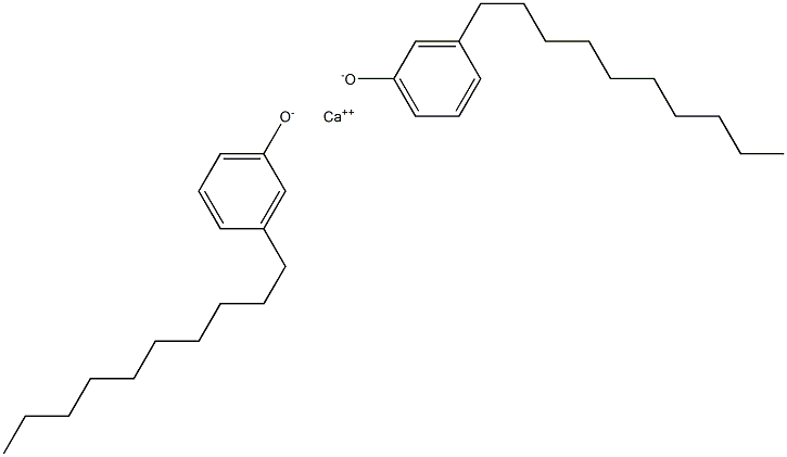 Calcium bis(3-decylphenolate) 结构式