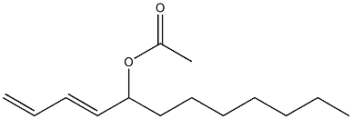 5-Acetoxy-1,3-dodecadiene 结构式