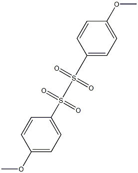 Bis(4-methoxyphenyl) disulfon 结构式