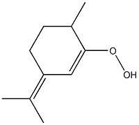 p-Mentha-2,4(8)-dien-2-yl hydroperoxide 结构式