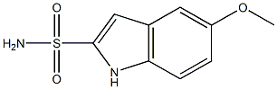 5-Methoxy-1H-indole-2-sulfonamide 结构式