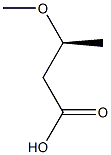 [S,(+)]-3-Methoxybutyric acid 结构式