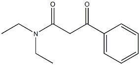 N,N-Diethyl-3-oxo-3-phenylpropionamide 结构式