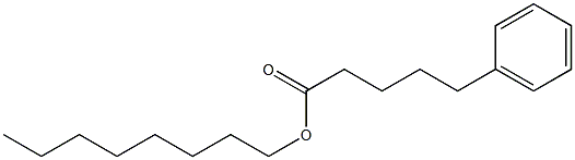 5-Phenylvaleric acid octyl ester 结构式