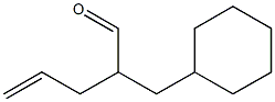 3-Cyclohexyl-2-(2-propenyl)propanal 结构式