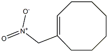 1-(Nitromethyl)cyclooctene 结构式