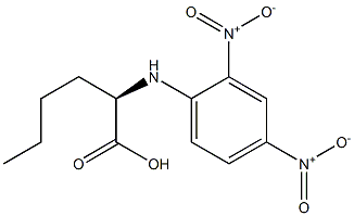 (R)-2-[(2,4-Dinitrophenyl)amino]hexanoic acid 结构式