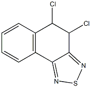 4,5-Dichloro-4,5-dihydronaphtho[1,2-c][1,2,5]thiadiazole 结构式