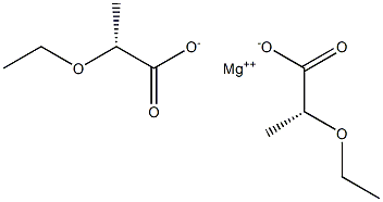 Bis[[R,(+)]-2-ethoxypropionic acid] magnesium salt 结构式
