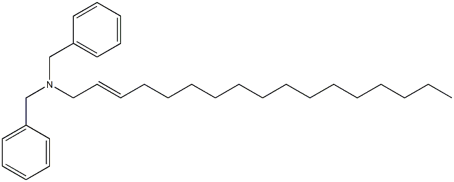 (2-Heptadecenyl)dibenzylamine 结构式