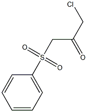 1-(Phenylsulfonyl)-3-chloropropane-2-one 结构式