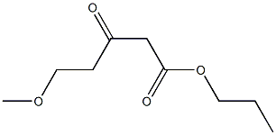 5-Methoxy-3-oxopentanoic acid propyl ester 结构式