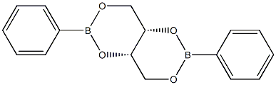 1-O,3-O-(Phenylboranediyl)-2-O,4-O-(phenylboranediyl)-L-threitol 结构式