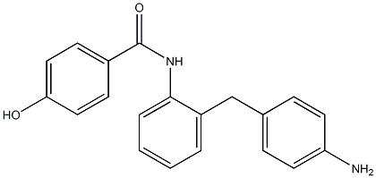 N-[2-(4-Aminobenzyl)phenyl]-4-hydroxybenzamide 结构式