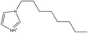 1-Octylimidazolium 结构式