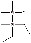 1-Chloro-2,2-diethyl-1,1,2-trimethyldisilane 结构式