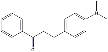 4-(3-Phenyl-3-oxopropyl)-N,N-dimethylaniline 结构式