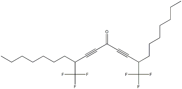 Trifluoromethyl(1-decynyl) ketone 结构式
