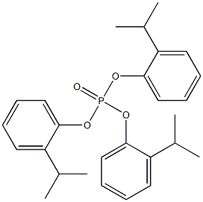 Phosphoric acid tris(2-isopropylphenyl) ester 结构式