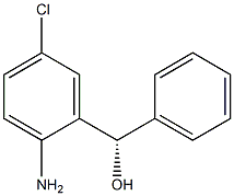 (S)-2-Amino-5-chlorobenzhydryl alcohol 结构式