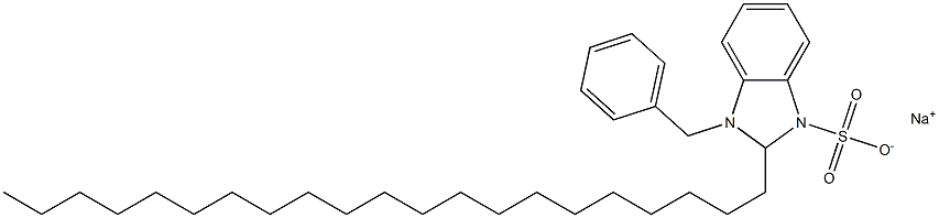 1-Benzyl-2,3-dihydro-2-henicosyl-1H-benzimidazole-3-sulfonic acid sodium salt 结构式