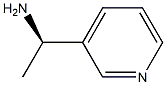 (+)-3-[(R)-1-Aminoethyl]pyridine 结构式