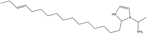 1-(1-Aminoethyl)-2-(13-hexadecenyl)-4-imidazoline 结构式