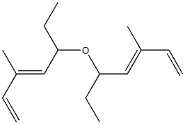 Ethyl(3-methyl-2,4-pentadienyl) ether 结构式