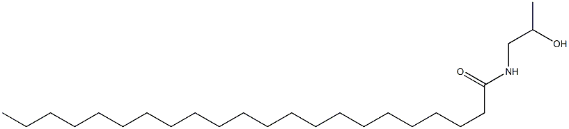 N-(2-Hydroxypropyl)behenic amide 结构式