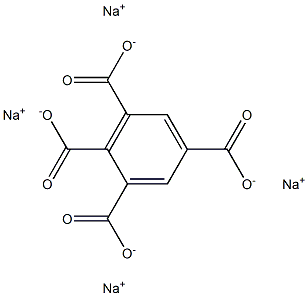 1,2,3,5-Benzenetetracarboxylic acid tetrasodium salt 结构式