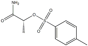 [R,(+)]-2-[(p-Tolylsulfonyl)oxy]propionamide 结构式