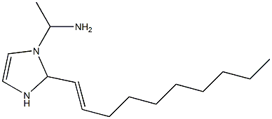 1-(1-Aminoethyl)-2-(1-decenyl)-4-imidazoline 结构式
